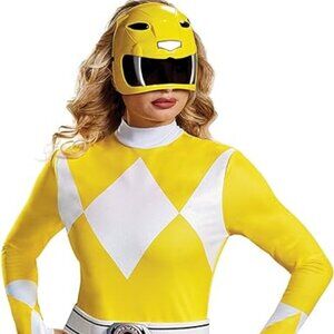 Disguise women's small yellow power ranger costume